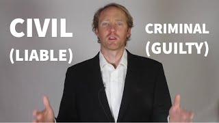 Explained Civil Law vs Criminal Law [upl. by Kere]