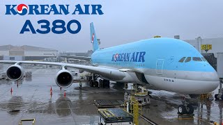 🇺🇸 Los Angeles LAX to Seoul ICN 🇰🇷 Korean Air Airbus A380  FULL FLIGHT REPORT Polar route [upl. by Naihtsirc]