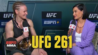 Valentina Shevchenko recaps UFC 261 title defense vs Jessica Andrade  ESPN MMA [upl. by Teirrah171]