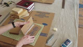 Cardboard Book Binding [upl. by Risteau]