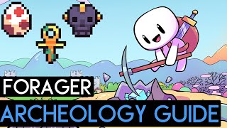 How To Get ALL The Artifacts  Forager Archeology guide [upl. by Ainolopa]