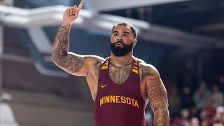 1 Gable Steveson Highlights at Ohio State [upl. by Yrot]