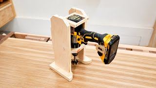 Making A Portable Drill Press  Drilling Guide [upl. by Allen358]