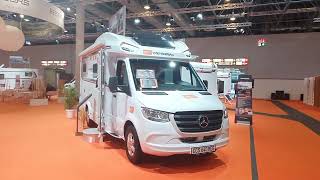 Weinsberg Mercedes motorhome tour Cara Compact 640 MEG [upl. by Kravits]