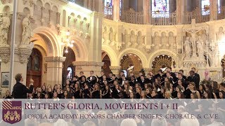 Personent Hodie Festival Processional  Loyola Academy Honors Chamber Singers Chorale amp CVE [upl. by Kimmy]