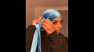 How To Tie a Durag Like Ski Mask The Slump God Easiest Tutorial [upl. by Peder]