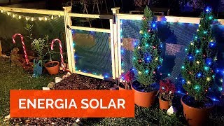 LUCES de NAVIDAD SOLARES Decoración Navideña con Energía Solar 🎅🎄 Goal Zero [upl. by Campball118]