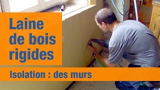 18 RENOVATION Isolation des murs  Laine de bois rigide [upl. by Searcy]