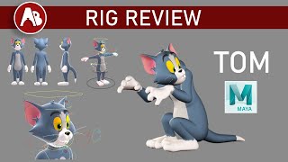 Tom  free Maya Animation Rig  Review [upl. by Amalburga]