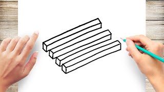 How to Draw an Optical Illusion for Beginner [upl. by Nilrem660]