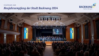 Neujahrsempfang der Stadt Backnang 2024 [upl. by Haskel796]