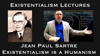 JeanPaul Sartre  Existentialism is a Humanism  Existentialist Philosophy amp Literature [upl. by Indira]