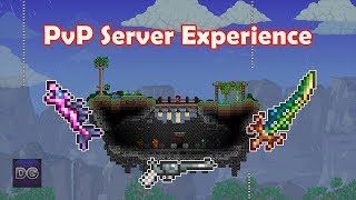 Terraria  My first PvP experience on Dark Gaming server [upl. by Doowron328]