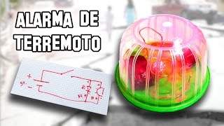 ✔ Cómo Hacer una Alarma de Terremoto Casera  Vídeo de Supervivencia [upl. by Eyanaj]