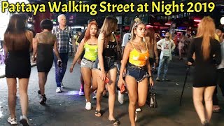 Pattaya Walking Street at Night [upl. by Aivatnahs]