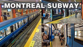 Montreal Metro Subway Ride amp Eaton Centre Walk July 2021 [upl. by Ellersick]