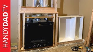 DIY Fireplace Installation  Framing and Final Connections [upl. by Seluj]