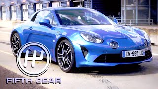 Alpine A110 Team Test  Fifth Gear [upl. by Meeharbi739]