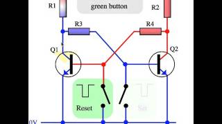 Bistabile Schaltung Erklärung [upl. by Khano12]