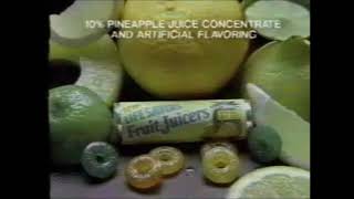 Lifesavers Fruit Juicers Commercial 1988 [upl. by Philemon]