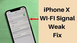 iPhone X wifi signal weak FixFix iPhone X wifi range problem [upl. by Helaine]