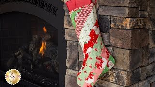 Tips for Making June Tailor Holiday Stockings  a Shabby Fabrics Sewing Tutorial [upl. by Zined]