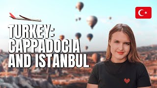 4 days in Turkey Cappadocia amp Istanbul  HOT AIR BALLOON FLIGHT [upl. by Giovanni76]