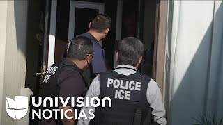 Así es una redada migratoria de ICE en California [upl. by Yajiv]