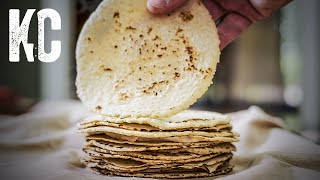 HOW TO MAKE CORN TORTILLAS FROM SCRATCH [upl. by Weibel]