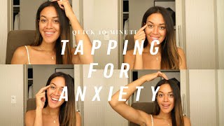 EFT Tapping For Anxiety  Tap With Me [upl. by Eylsel]