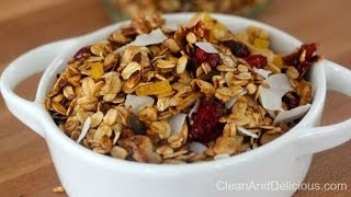 Clean Eating Stovetop Granola [upl. by Akihsal709]