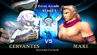 Soul Calibur 2  Cervantes arcade mode [upl. by Slein]