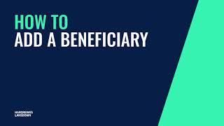 How to add a beneficiary [upl. by Notnats]