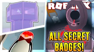 How to get all of the SECRET BADGES in INNOVATION ARCTIC BASE  Roblox [upl. by Aivil]