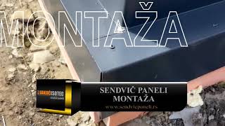 montaza sendvic panela [upl. by Ilram]