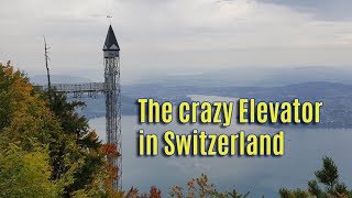 The crazy Elevator in Switzerland  HammetschwandLift Bürgenstock Resort [upl. by Hjerpe486]