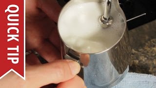 How to AutoFroth Milk for Lattes [upl. by Nollek355]