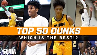 BEST Dunks of the 20192020 High School Season 🔥 SLAM Top 50 Friday [upl. by Rudin]