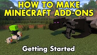 Minecraft AddOn Tutorial  HowTo Make Your Own [upl. by Nirrol]