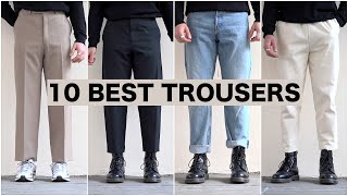 The Best 10 Trousers  Menswear Essentials [upl. by Frasquito449]