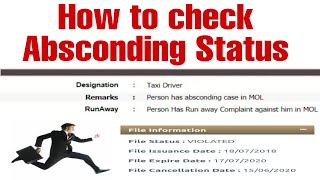 How to Check Absconding Status and Absconded  Easy Smart Forms [upl. by Leafar608]