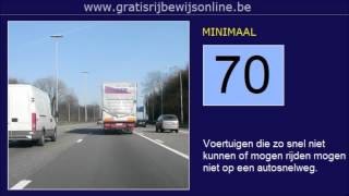 GRATIS RIJBEWIJS ONLINE 4 Rijbewijs B  AUTOSNELWEG [upl. by Aggy]