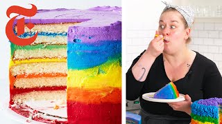 Ombré Rainbow Cake  NYT Cooking [upl. by Palermo]