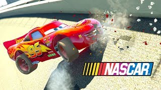 CARS 3 STOCK CARS LIGHTNING MCQUEEN NASCAR RACING [upl. by Yssenhguahs]