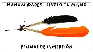 Cómo hacer PLUMAS ESTILOGRÁFICAS de forma sencilla y casera [upl. by Yendyc903]