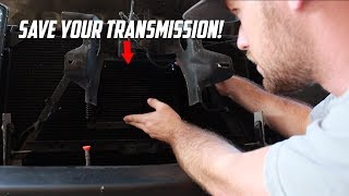 How To Install a Transmission Cooler  BampM 24000 [upl. by Ahtaela395]