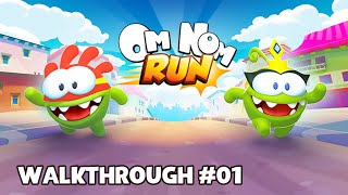 Om Nom Run  Walkthrough 1 [upl. by Zysk]