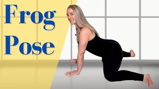 Get Better Alignment In Frog Pose  Yin Yoga Help [upl. by Joli105]