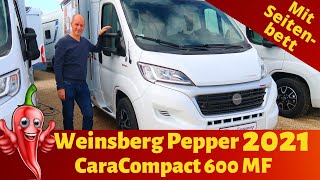 NEU2021💚 Weinsberg Pepper CaraCompact 600 MF 🌞 💚 VLOG86 [upl. by Nod]