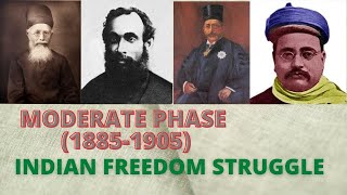 Moderate Phase 18851905  Period of Moderate  Indian Freedom Struggle  Indian Council Act 1892 [upl. by Alyse]